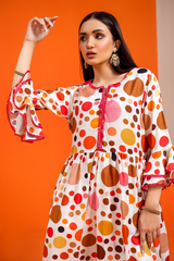 Jahanara Coral linen