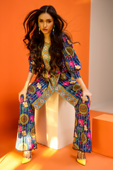 Jahanara Coral linen