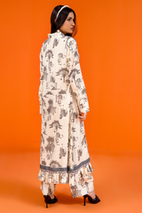 Jahanara Coral linen