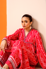 Jahanara Coral linen