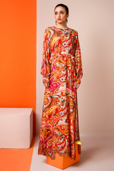 Jahanara Coral linen