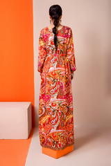 Jahanara Coral linen