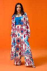 Jahanara Coral linen