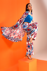 Jahanara Coral linen