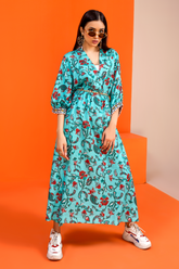 Jahanara Coral linen