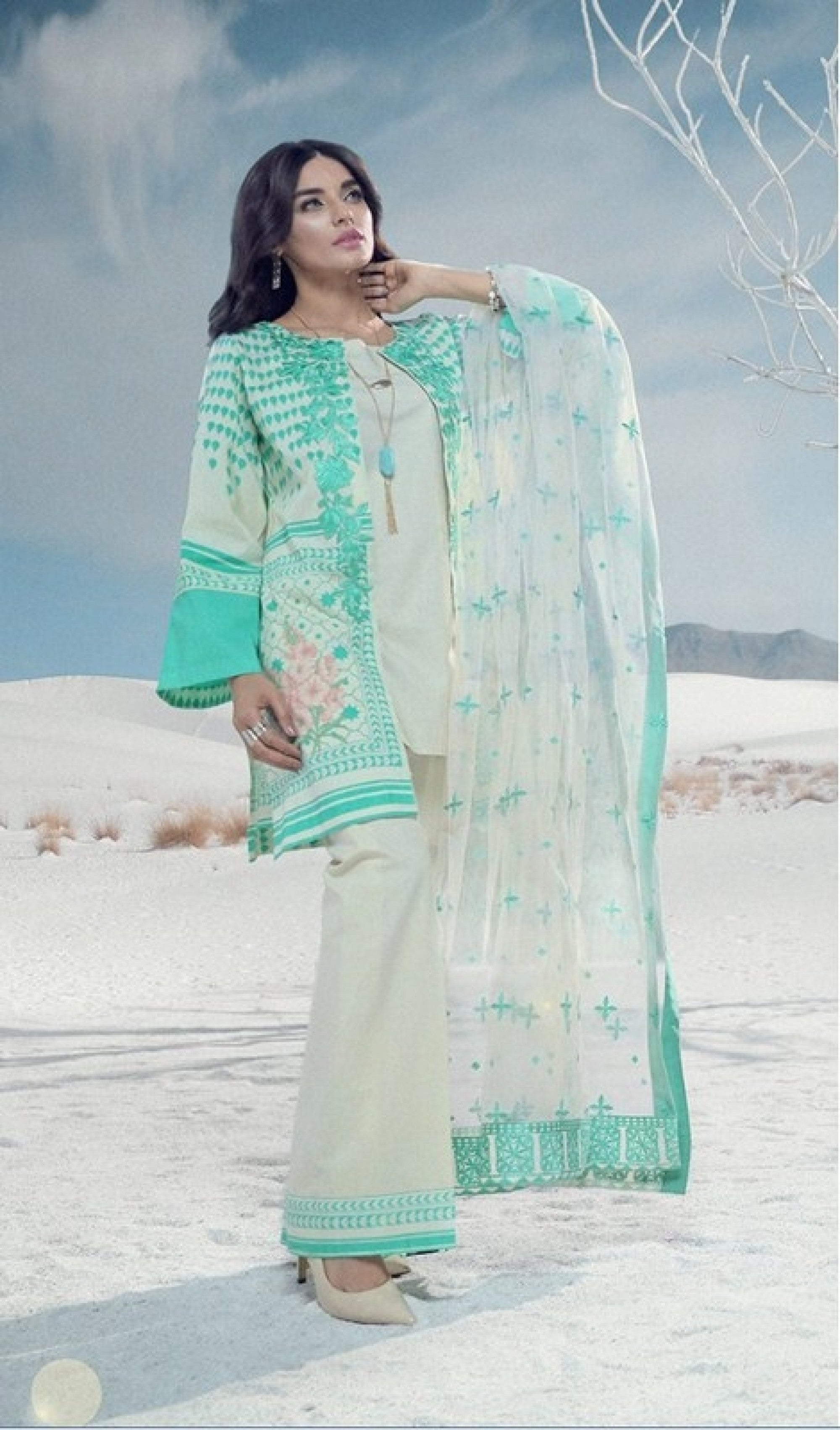 AUJ Luxury Lawn - Japan Centre Textile
