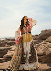 Crimson Luxury Lawn - Japan Centre Textile