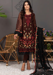 ZS Textiles Meraki Embroidered Chiffon