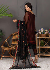 ZS Textiles Meraki Embroidered Chiffon