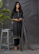 Salina Black & White Lawn