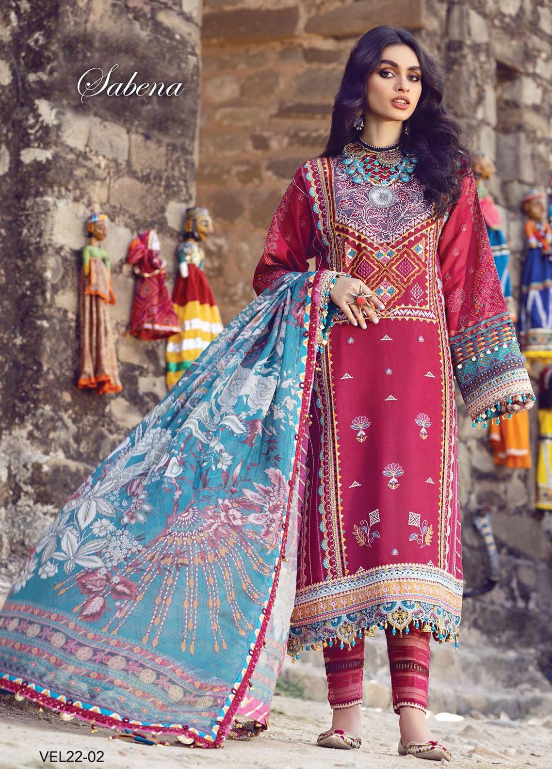 Anaya Viva Virsa Luxury Lawn - Japan Centre Textile