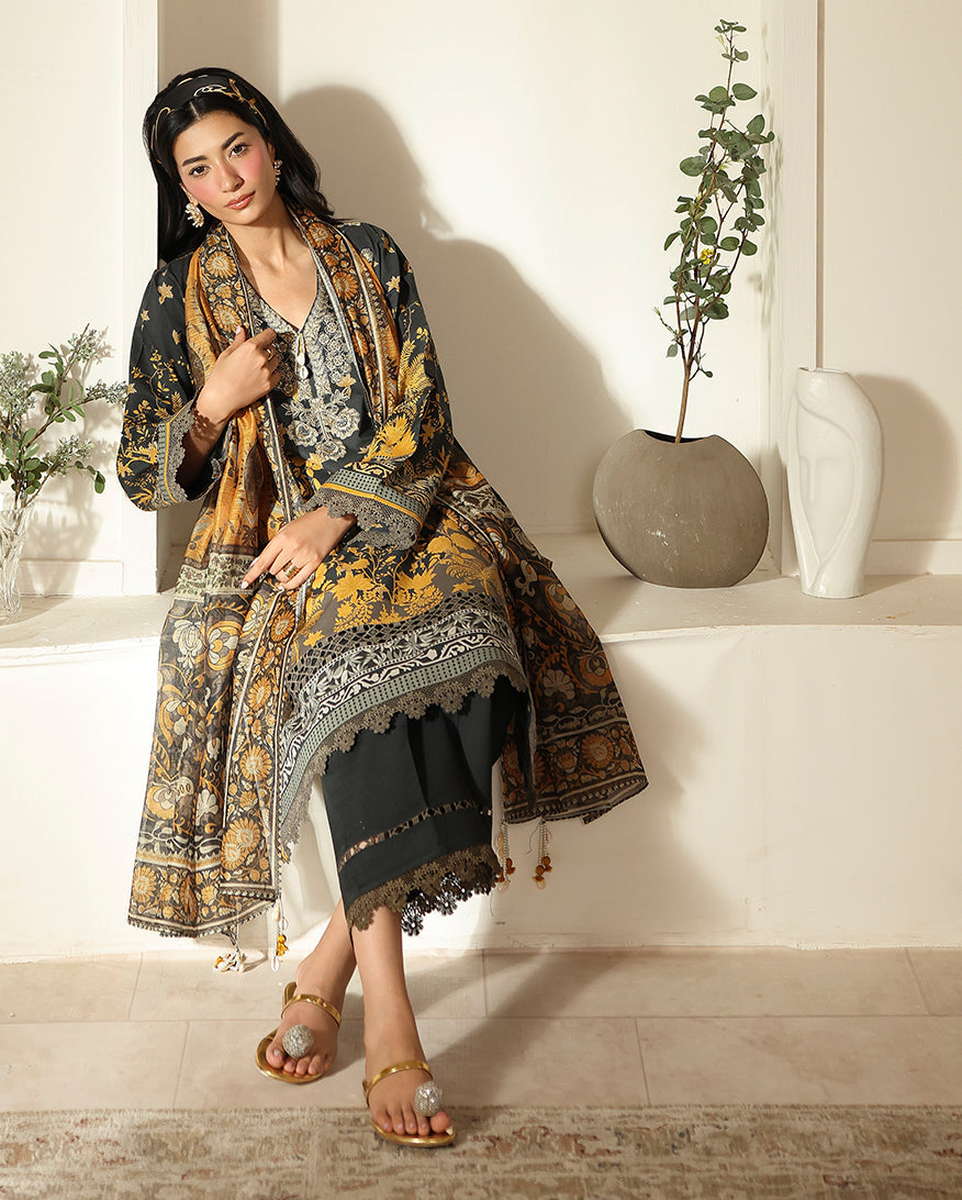 Pareesa Printed Cambric By Roheenaz