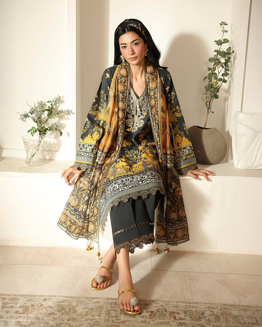 Pareesa Printed Cambric By Roheenaz