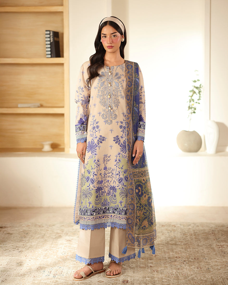Pareesa Printed Cambric By Roheenaz
