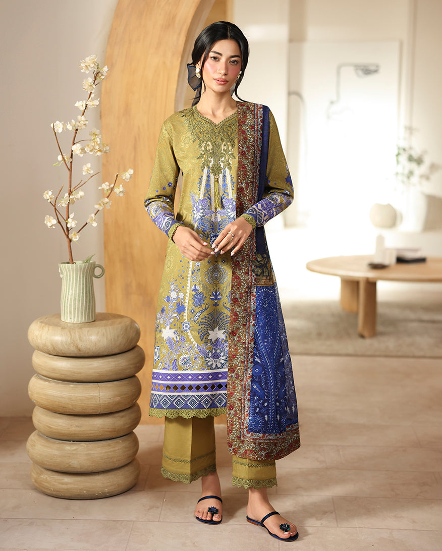 Pareesa Printed Cambric By Roheenaz