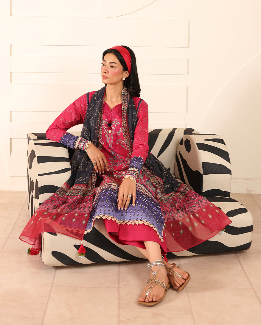Pareesa Printed Cambric By Roheenaz