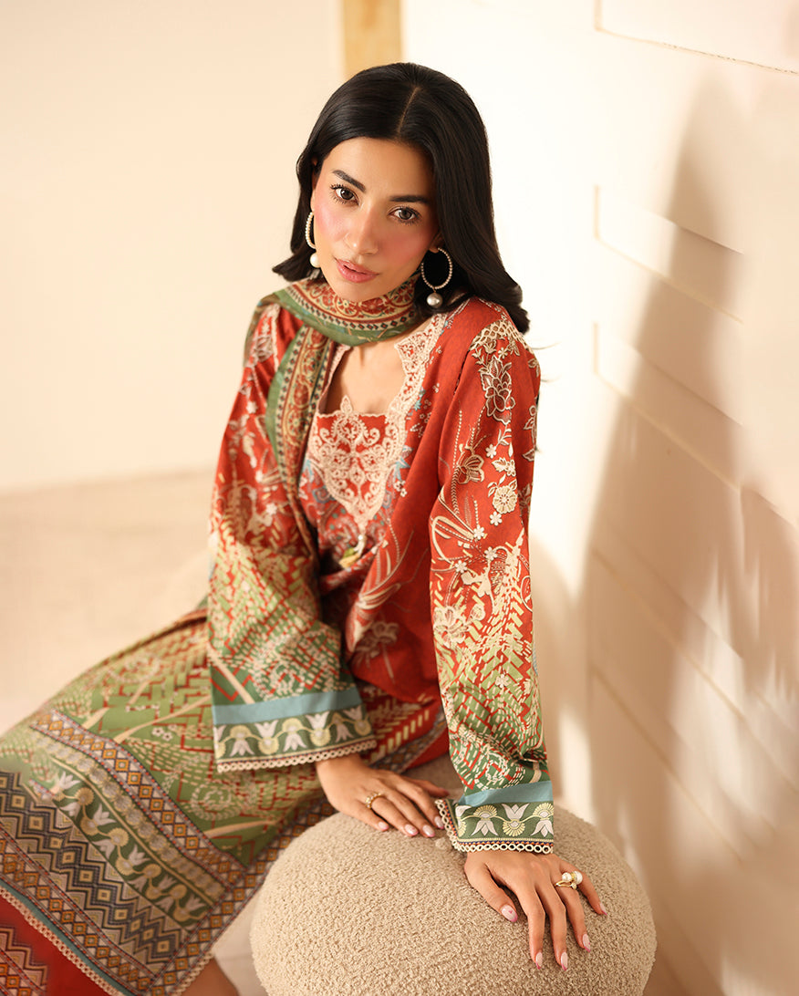 Pareesa Printed Cambric By Roheenaz