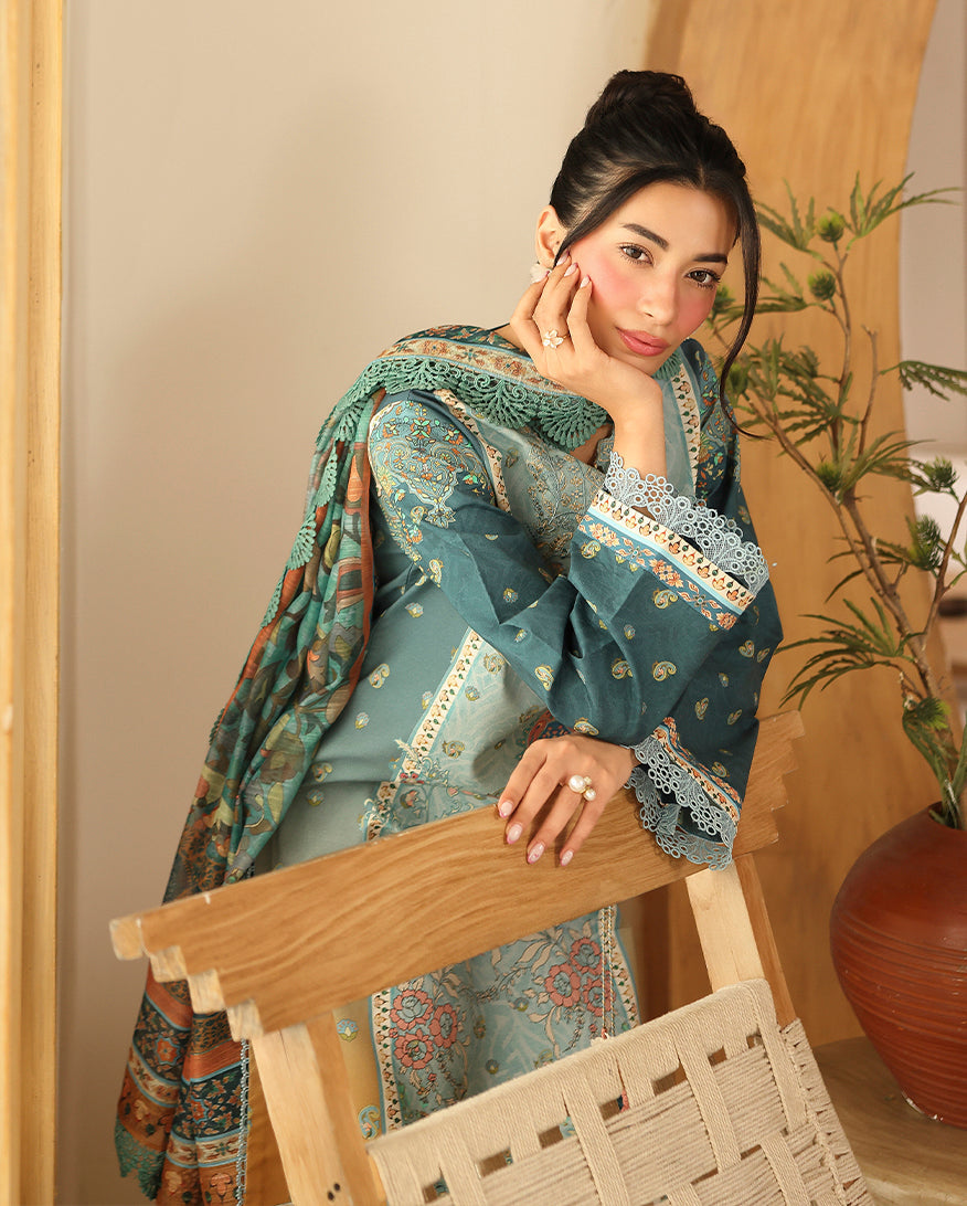 Pareesa Printed Cambric By Roheenaz