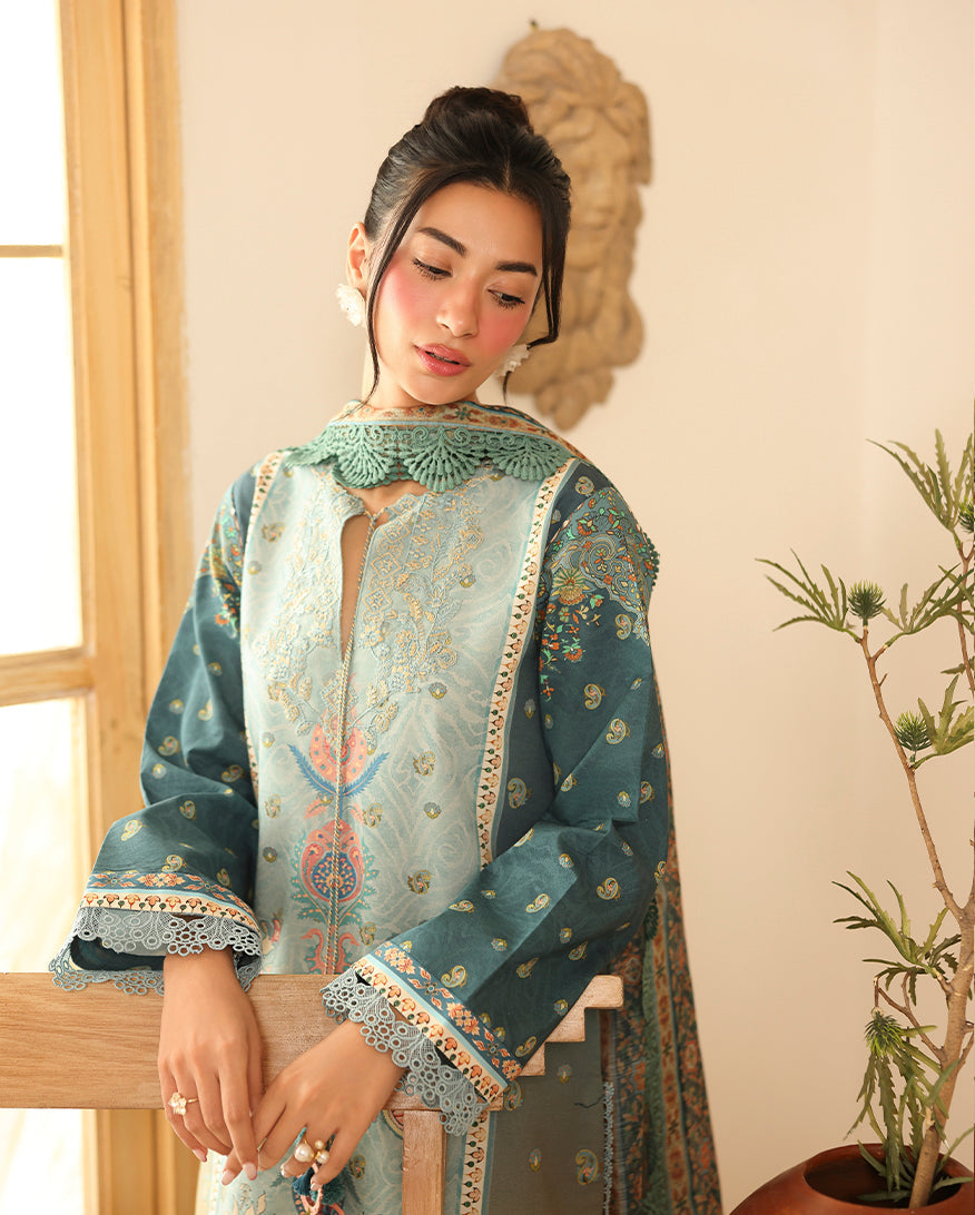 Pareesa Printed Cambric By Roheenaz