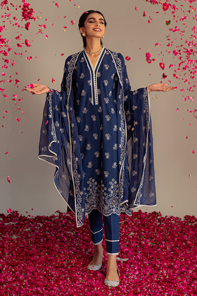 Cross Stitch Chikankari Lawn