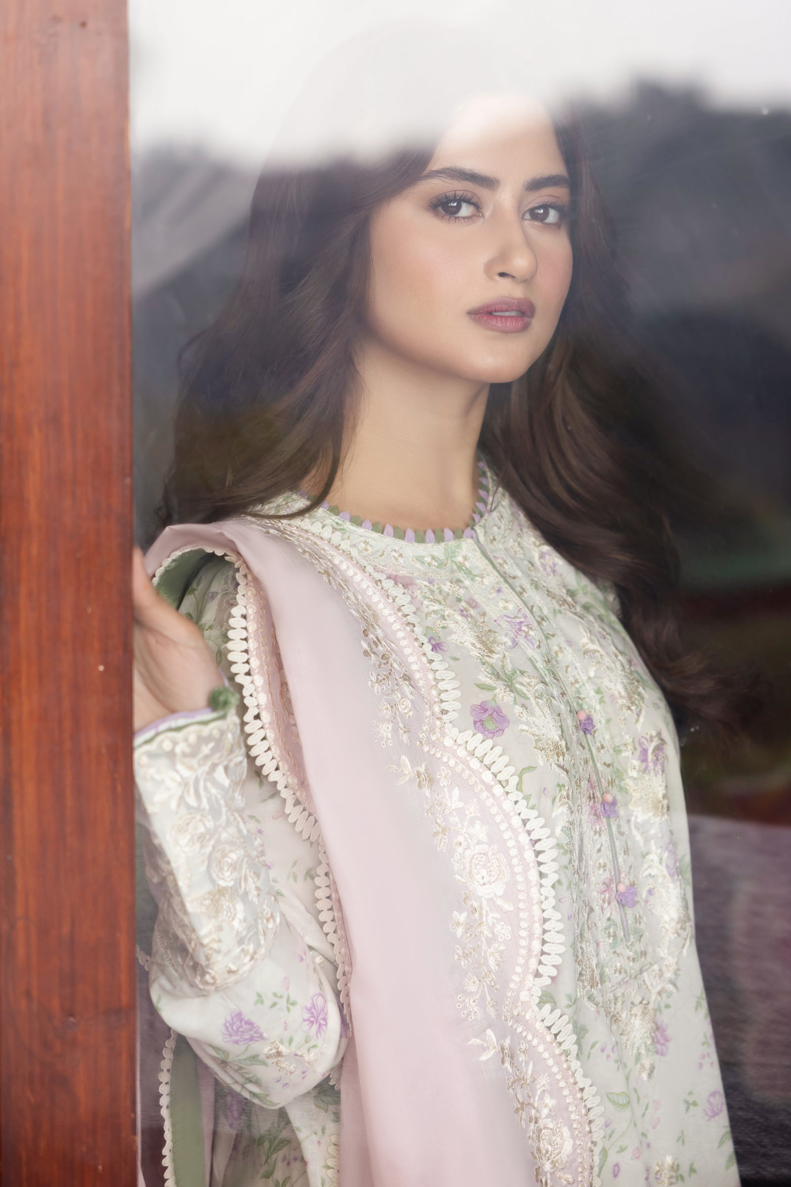 Zaha Embroidered Lawn Collection 24' (12B)