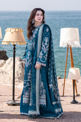 Qalamkar Sahil Kinare Luxury Embroidered Lawn Collection 16