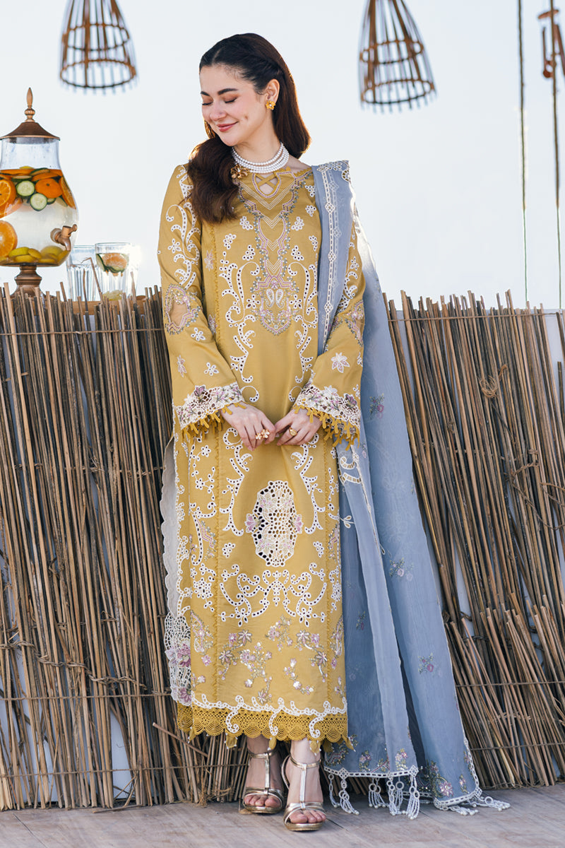 Qalamkar Sahil Kinare Luxury Embroidered Lawn Collection 03