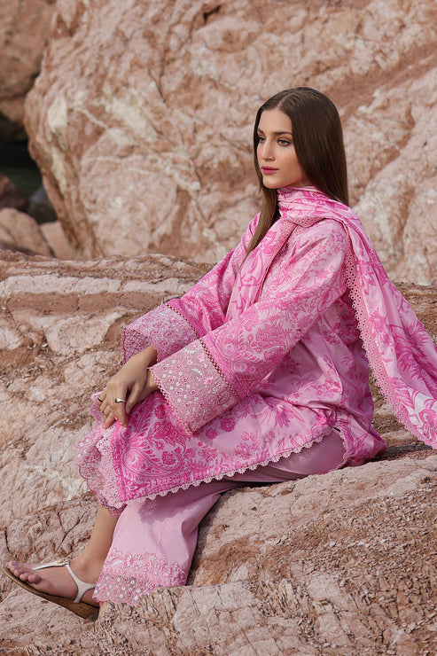 Afrozeh Ayzel Tropicana Luxury Embroidered Lawn Collection 24 (08)