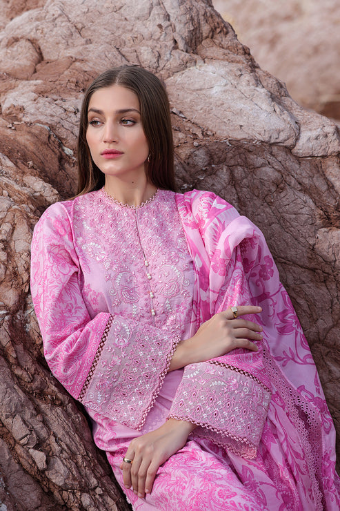 Afrozeh Ayzel Tropicana Luxury Embroidered Lawn Collection 24 (08)