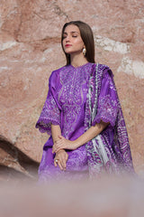 Afrozeh Ayzel Tropicana Luxury Embroidered Lawn Collection 24 (01)