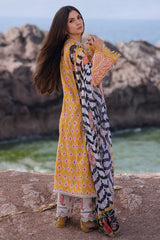 Afrozeh Ayzel Tropicana Luxury Embroidered Lawn Collection 24 (10)