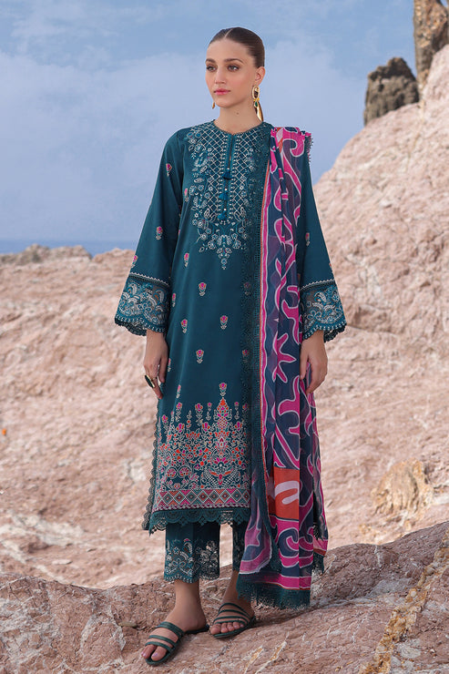 Afrozeh Ayzel Tropicana Luxury Embroidered Lawn Collection 24 (04)