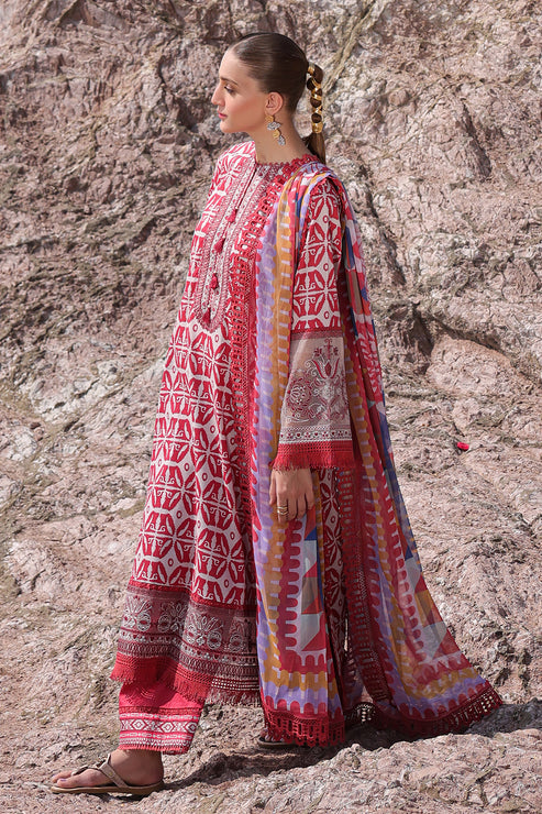 Afrozeh Ayzel Tropicana Luxury Embroidered Lawn Collection 24 (07)