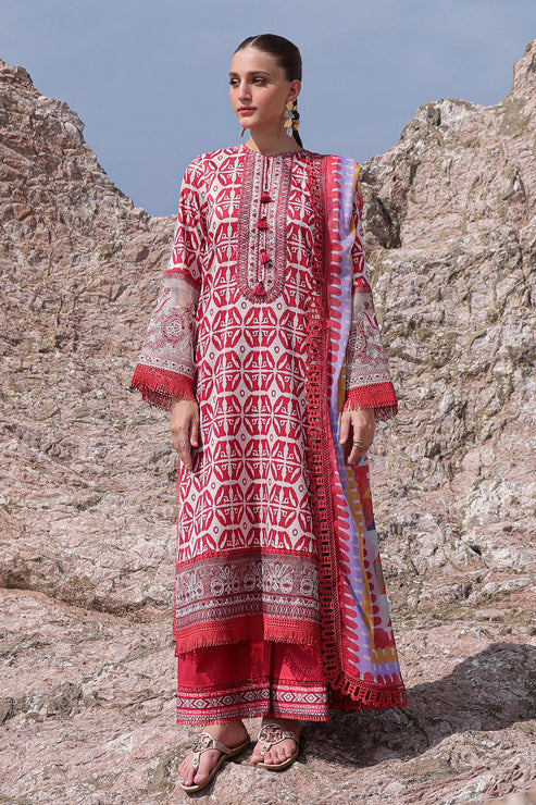 Afrozeh Ayzel Tropicana Luxury Embroidered Lawn Collection 24 (07)