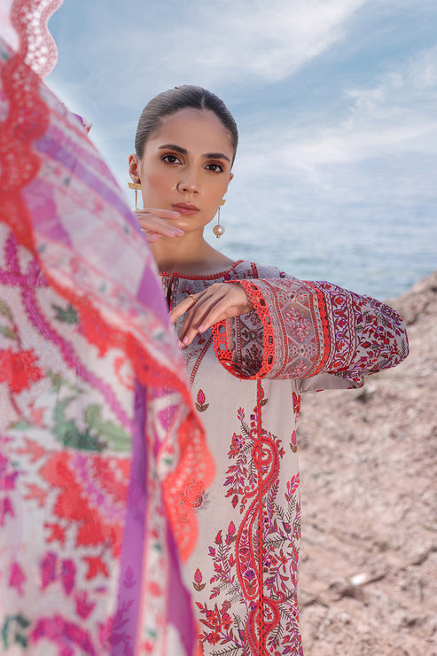 Afrozeh Ayzel Tropicana Luxury Embroidered Lawn Collection 24 (03)