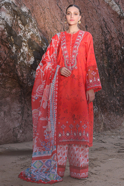 Afrozeh Ayzel Tropicana Luxury Embroidered Lawn Collection 24 (09)