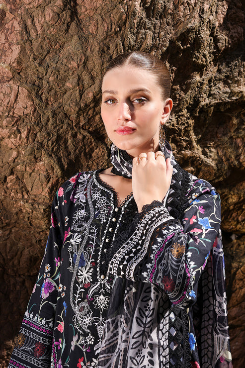 Afrozeh Ayzel Tropicana Luxury Embroidered Lawn Collection 24 (02)