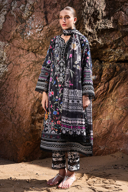 Afrozeh Ayzel Tropicana Luxury Embroidered Lawn Collection 24 (02)