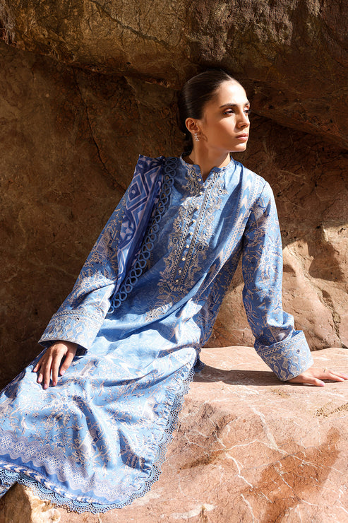 Afrozeh Ayzel Tropicana Luxury Embroidered Lawn Collection 24 (06)