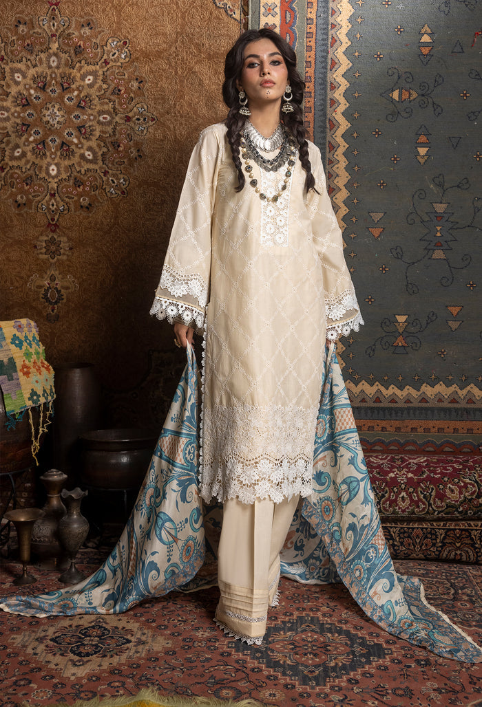 Adan’s Libas Embroidered Lawn Collection 01