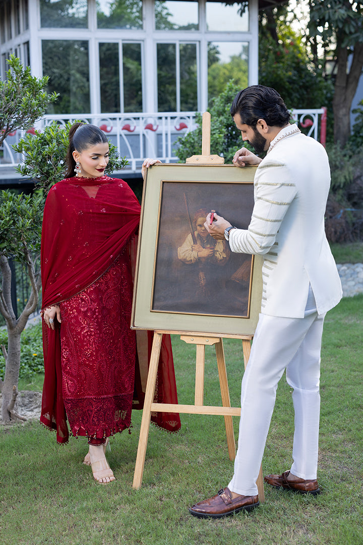 Lamhaé Festive Unstitched Formals’25 By Manahil Lakhani