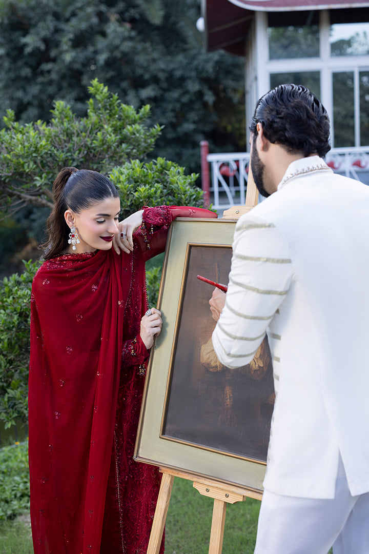 Lamhaé Festive Unstitched Formals’25 By Manahil Lakhani