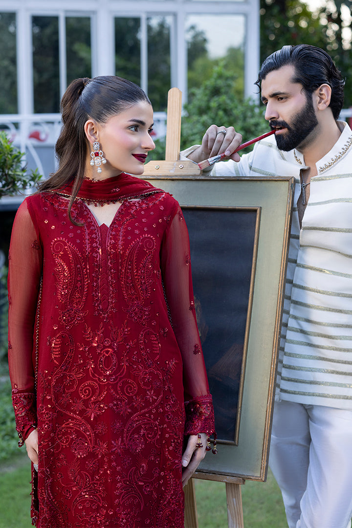 Lamhaé Festive Unstitched Formals’25 By Manahil Lakhani