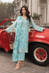 03 Piece Unstitched Printed With Printed Textured Lawn Dupatta