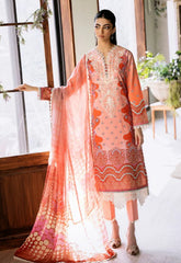 Roheenaz Flora Printed Lawn-D04B