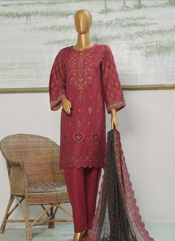 Riwayat Emb Stitched Lawn-D04