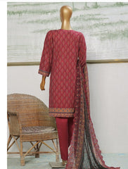 Riwayat Emb Stitched Lawn-D04
