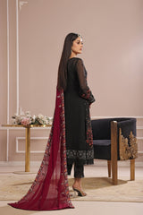 SOGHAT FLEUR 3 PIECE - LUXURY EMBROIDERED CHIFFON SUIT 25