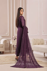 SOGHAT FLEUR 3 PIECE - LUXURY EMBROIDERED CHIFFON SUIT 25