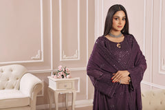 SOGHAT FLEUR 3 PIECE - LUXURY EMBROIDERED CHIFFON SUIT 25